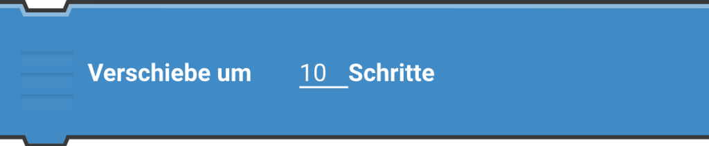 
Verschiebe um … Schritte
