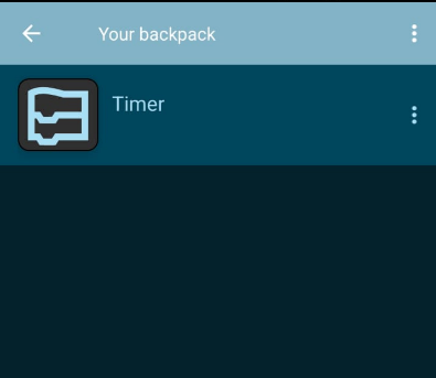 your backpack